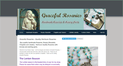 Desktop Screenshot of gracefulrosaries.com